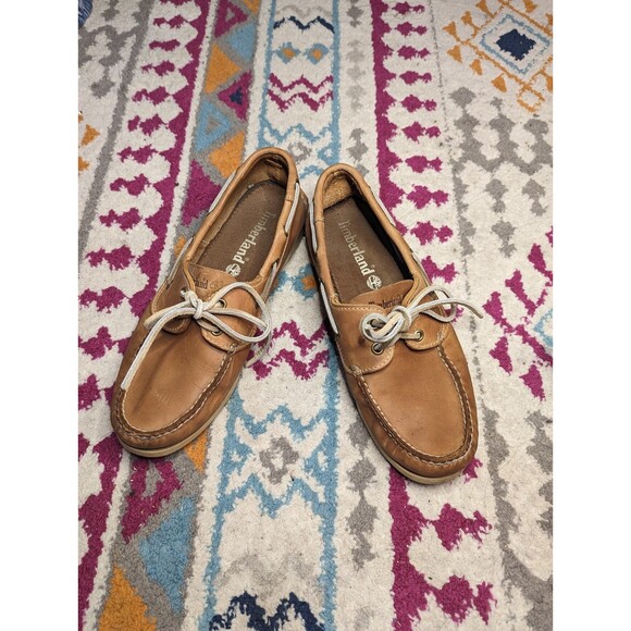 Timberland Men's Size 8.5 Leather Slip on Casual Loafers - Picture 7 of 10